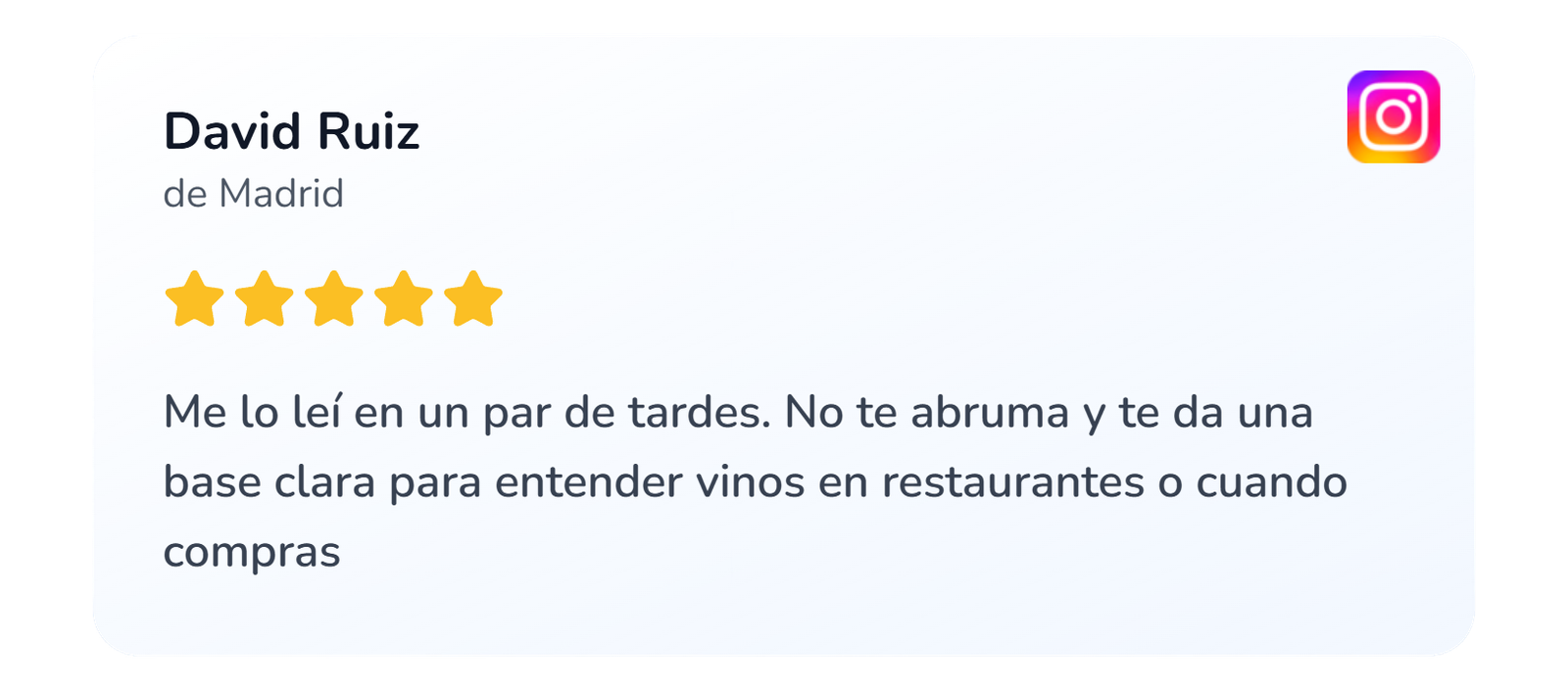 Reseña Vinograma
