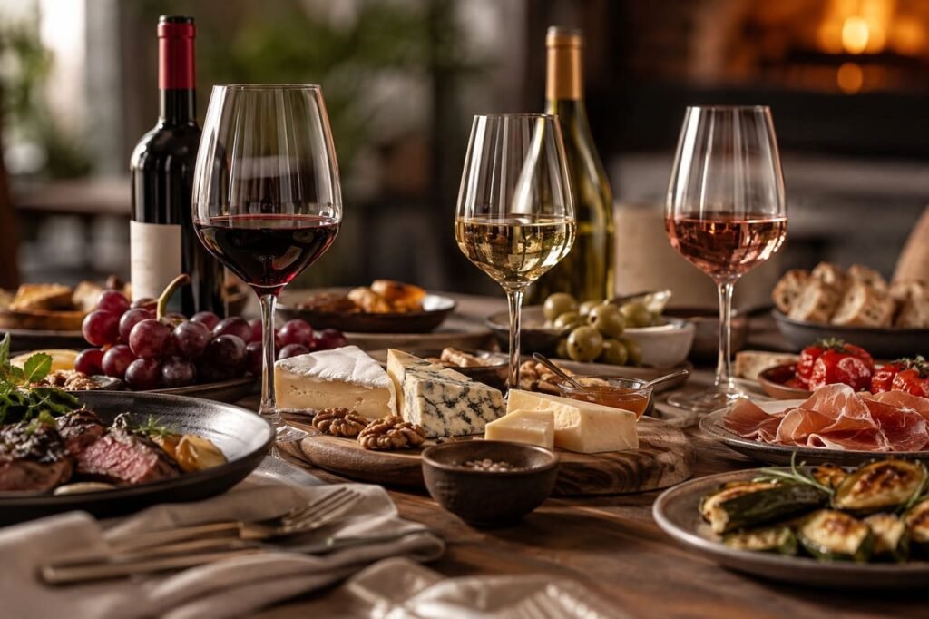Maridaje de vinos