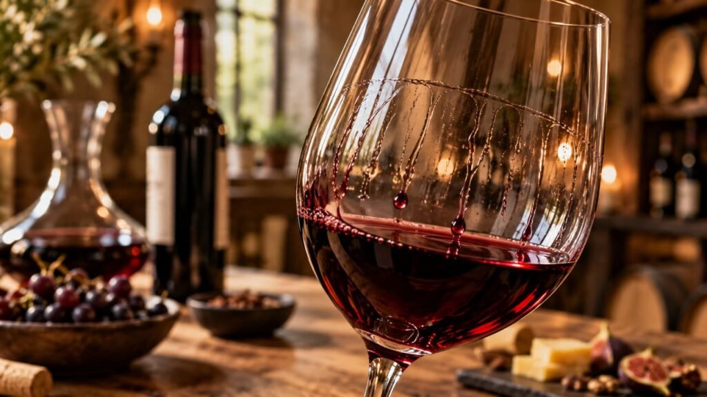 las lágrimas del vino